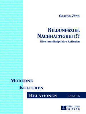 cover image of Bildungsziel Nachhaltigkeit!?